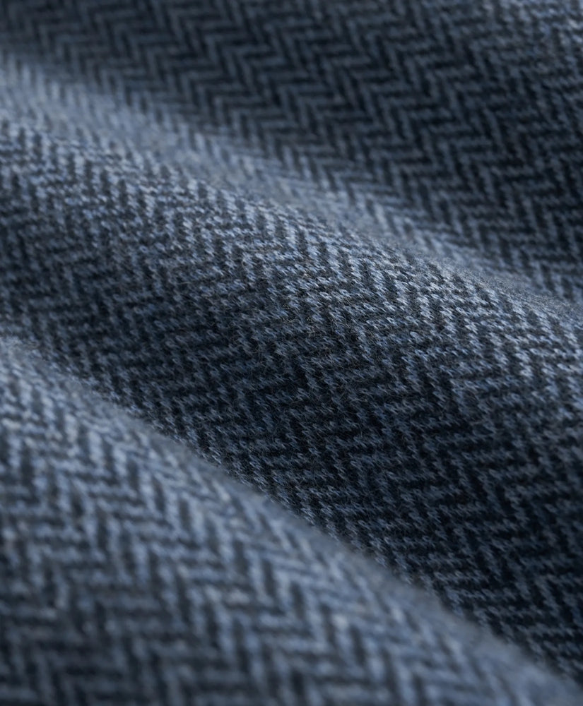 Cotton Herringbone Quarter-Zip | Brooks Brothers online