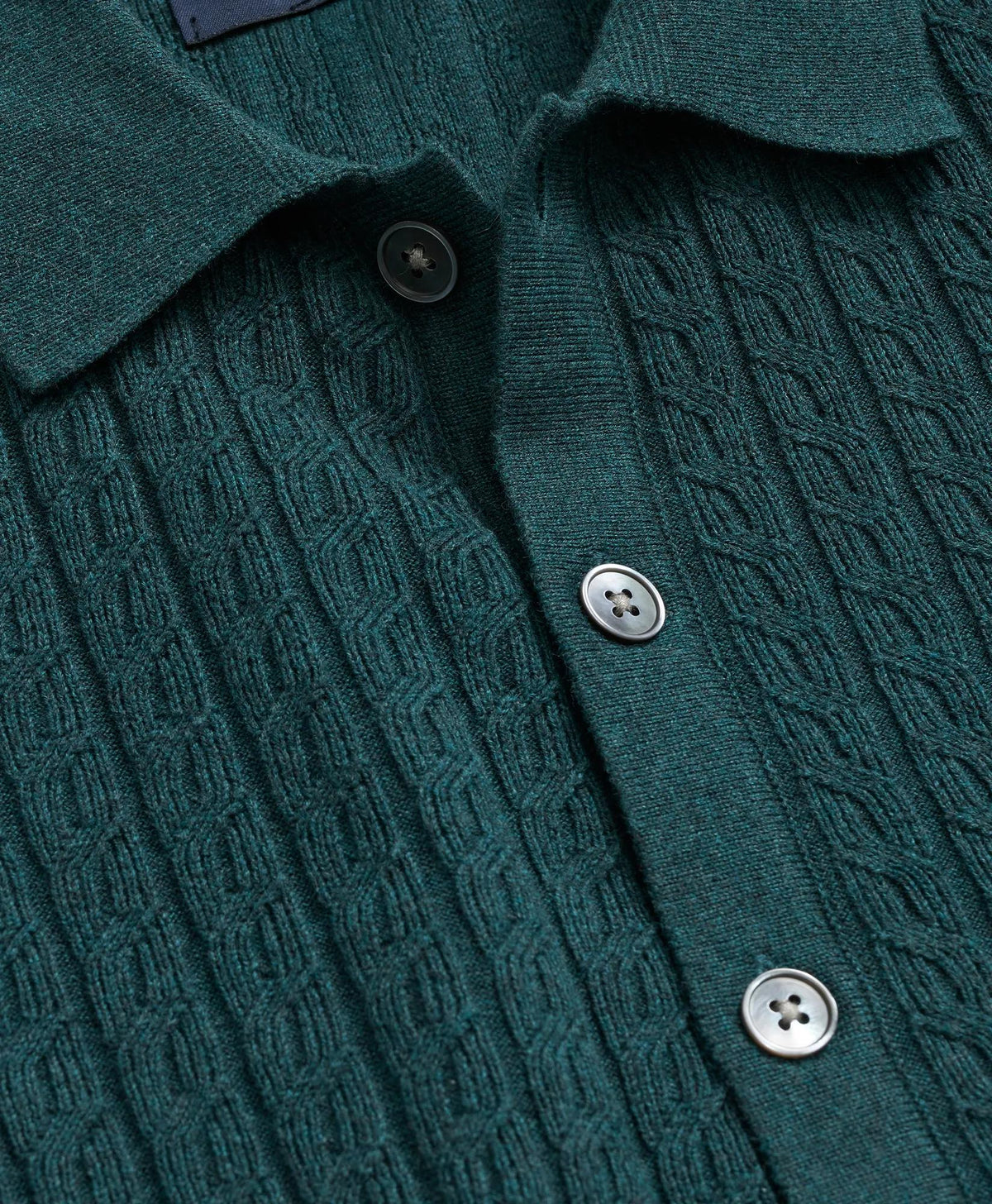 Cotton Mini-Cable Polo Cardigan | Brooks Brothers sale