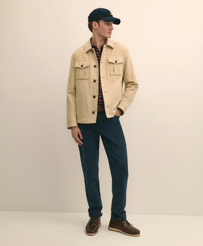 Cotton Moleskin Shirt Jacket | Brooks Brothers discount