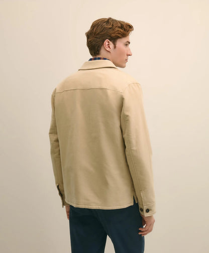Cotton Moleskin Shirt Jacket | Brooks Brothers discount
