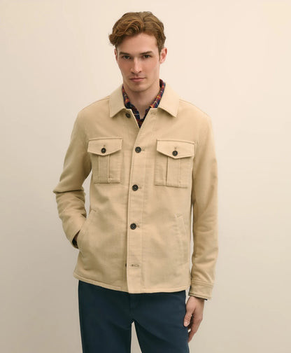 Cotton Moleskin Shirt Jacket | Brooks Brothers discount