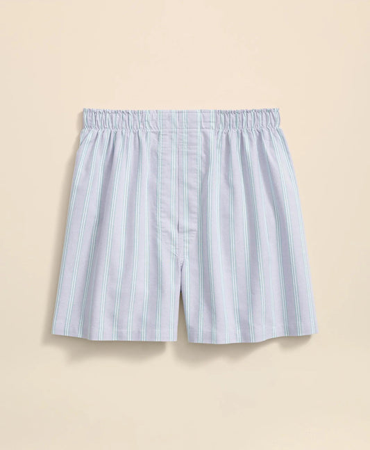 Cotton Oxford BB#1 Striped Boxers | Brooks Brothers online