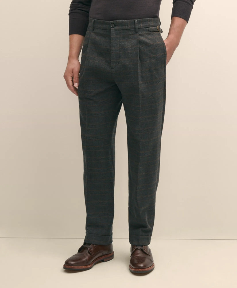 Cotton Pleated Side-Tab Chino | Brooks Brothers online
