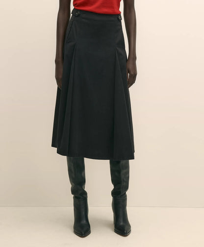 Cotton Twill A-Line Skirt | Brooks Brothers for sale