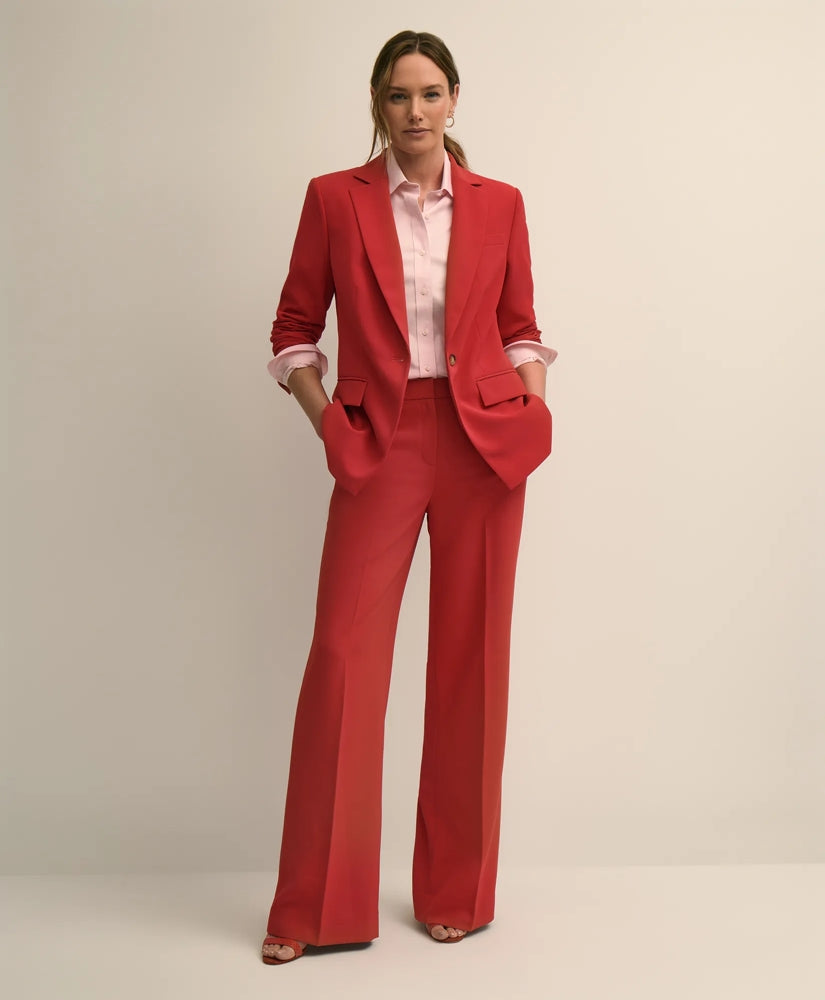 Crepe Relaxed-Fit Jacket | Brooks Brothers discount