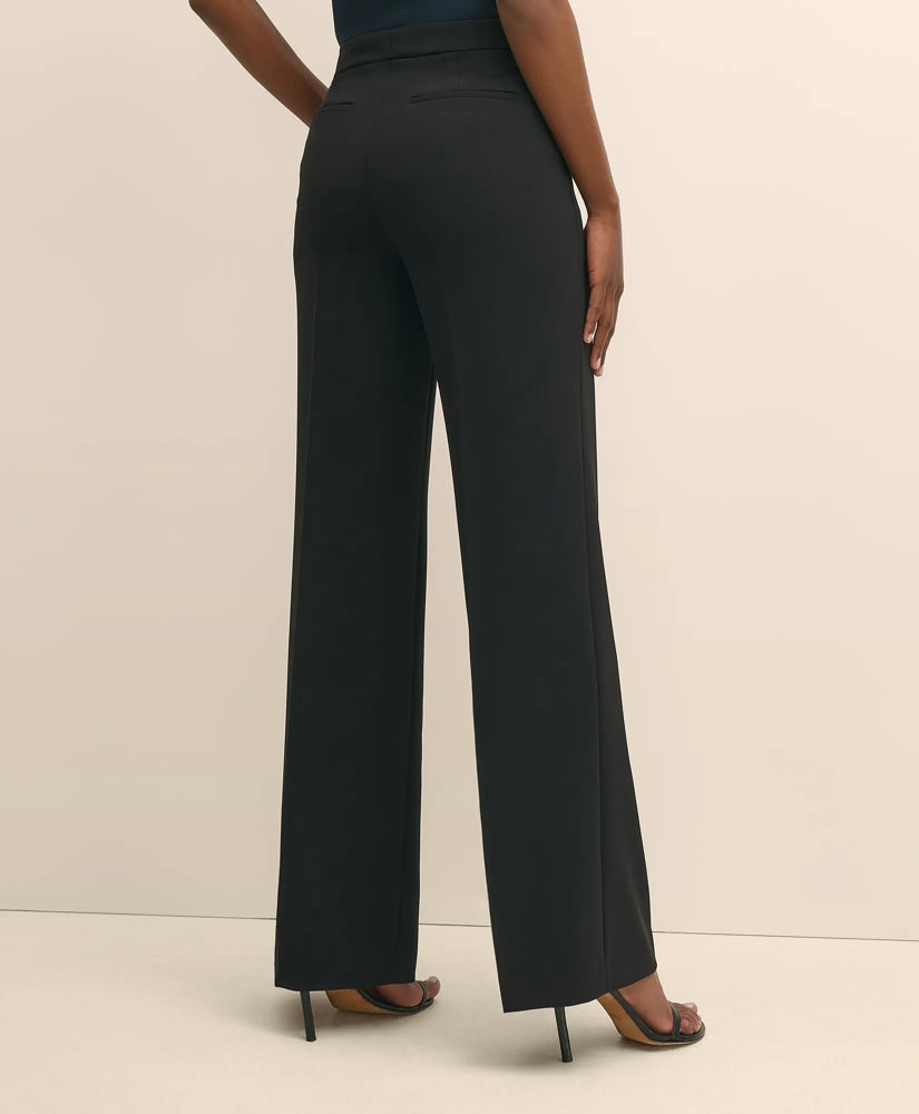 Crepe Wide-Leg Pants | Brooks Brothers outlet