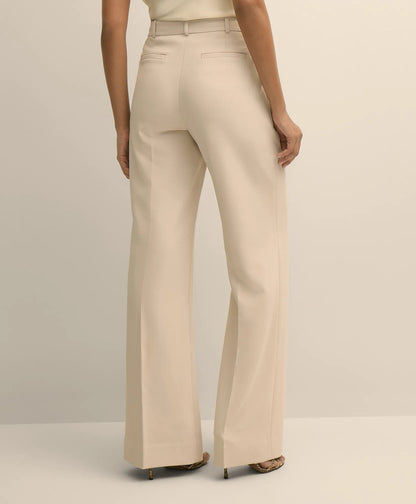 Crepe Wide-Leg Pants | Brooks Brothers online shop