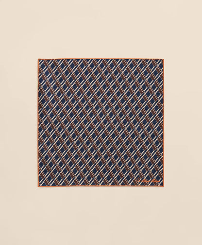 Diamond Motif Silk Pocket Square | Brooks Brothers discount
