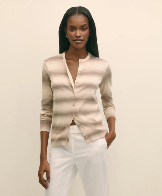 Egyptian Cotton Space-Dyed Cardigan | Brooks Brothers sale