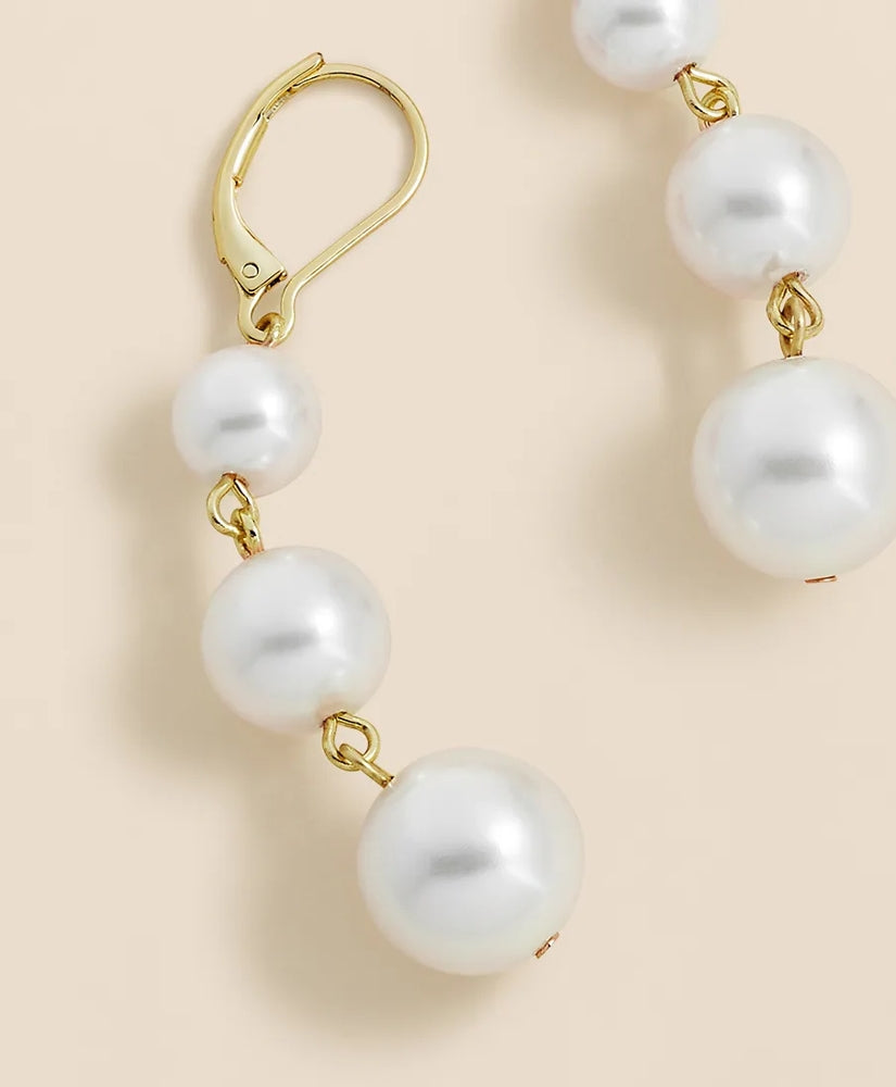 Faux-Pearl Drop Earrings | Brooks Brothers online