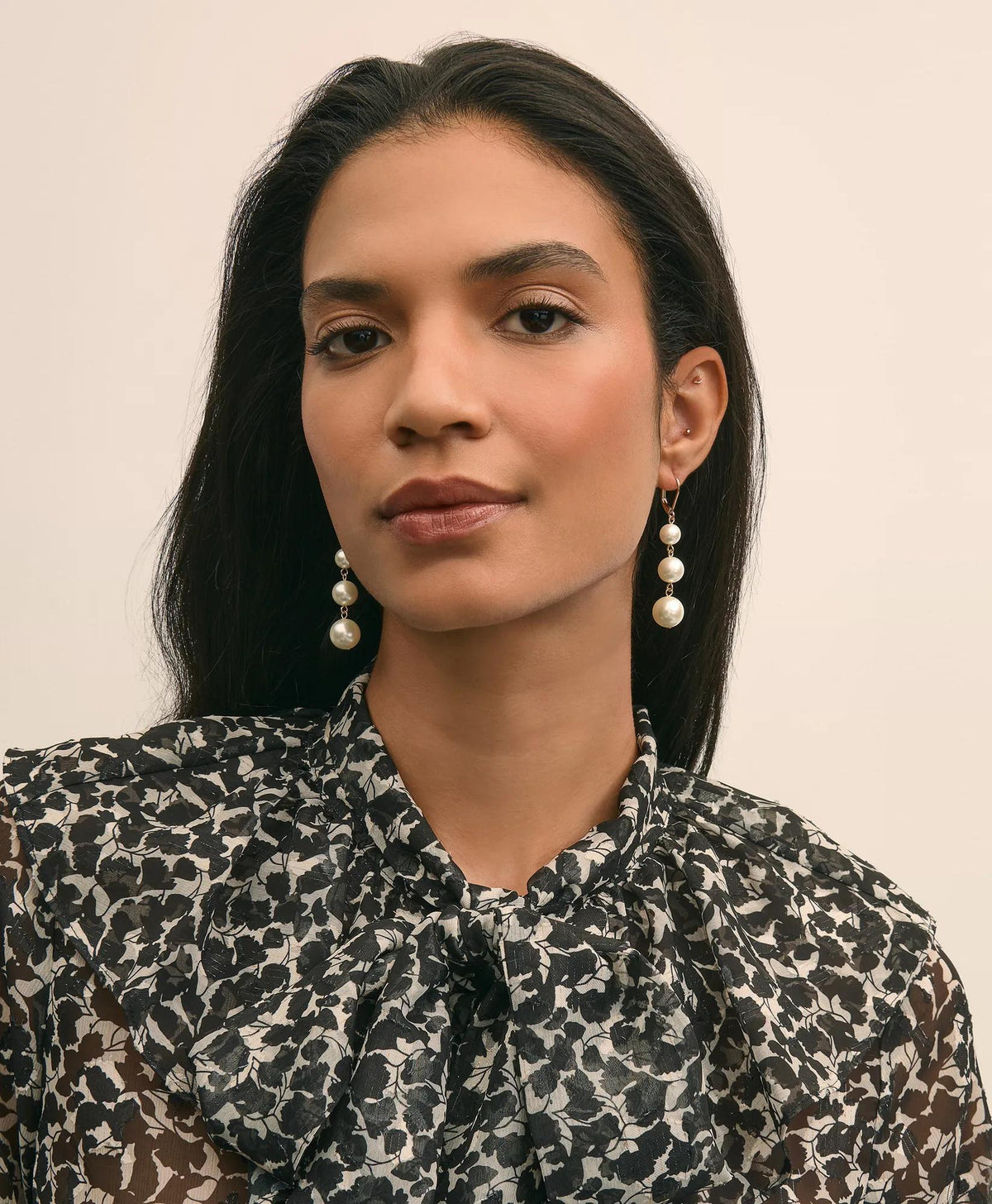 Faux-Pearl Drop Earrings | Brooks Brothers online