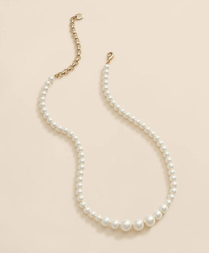 Faux-Pearl Gold-Plated Necklace | Brooks Brothers on sale