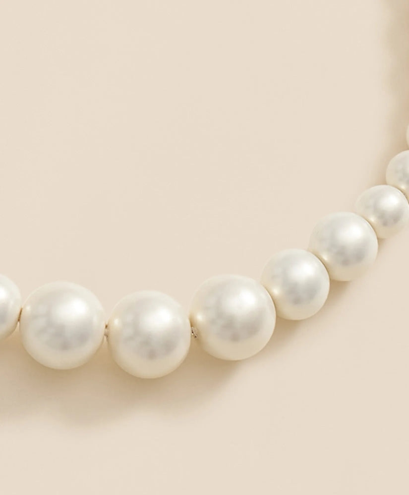 Faux-Pearl Gold-Plated Necklace | Brooks Brothers on sale