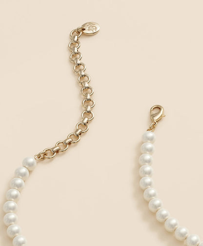 Faux-Pearl Gold-Plated Necklace | Brooks Brothers on sale