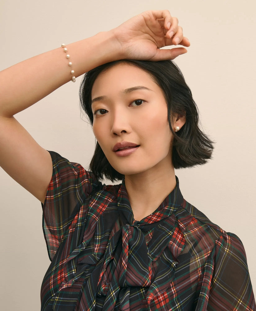 Faux Pearl Stud Earrings | Brooks Brothers on sale