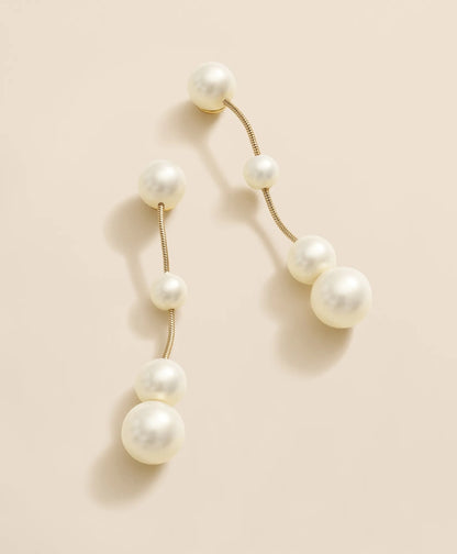Floating Faux-Pearl Drop Earrings | Brooks Brothers outlet