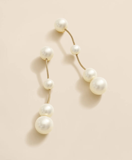 Floating Faux-Pearl Drop Earrings | Brooks Brothers outlet