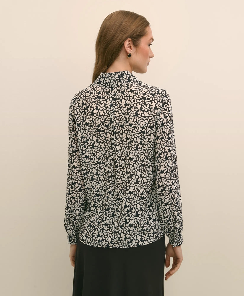 Floral Crepe Blouse | Brooks Brothers sale
