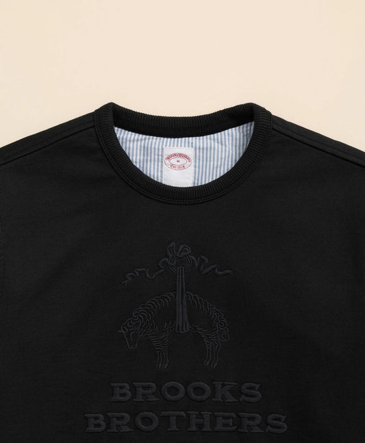 French Terry Emblem Sweatshirt | Brooks Brothers discount