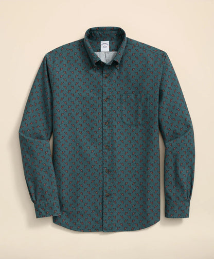 Friday Shirt, Oxford Mallard Print | Brooks Brothers discount