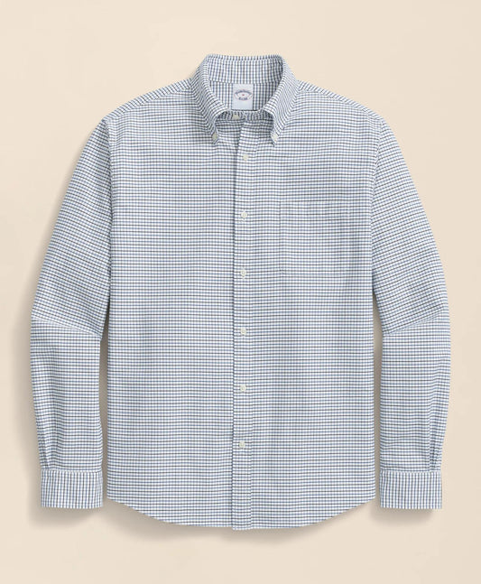 Friday Shirt, Oxford Tattersall | Brooks Brothers on sale
