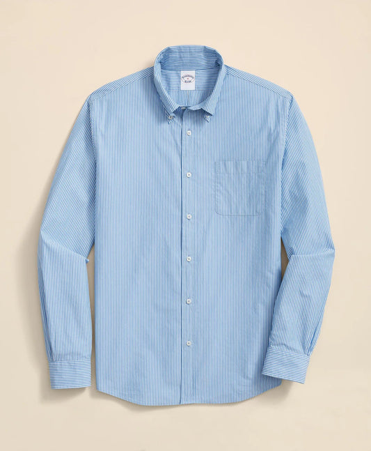 Friday Shirt, Poplin Stripe | Brooks Brothers online shop