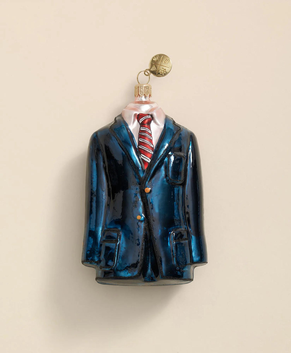 Glass BB Suit Ornament | Brooks Brothers online