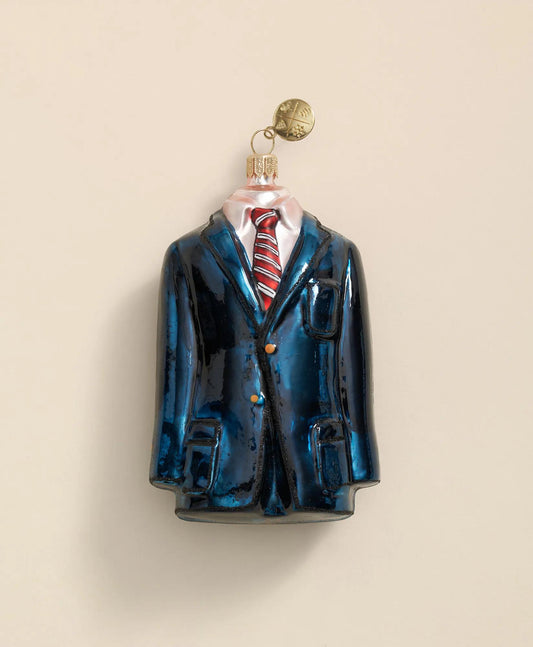 Glass BB Suit Ornament | Brooks Brothers online
