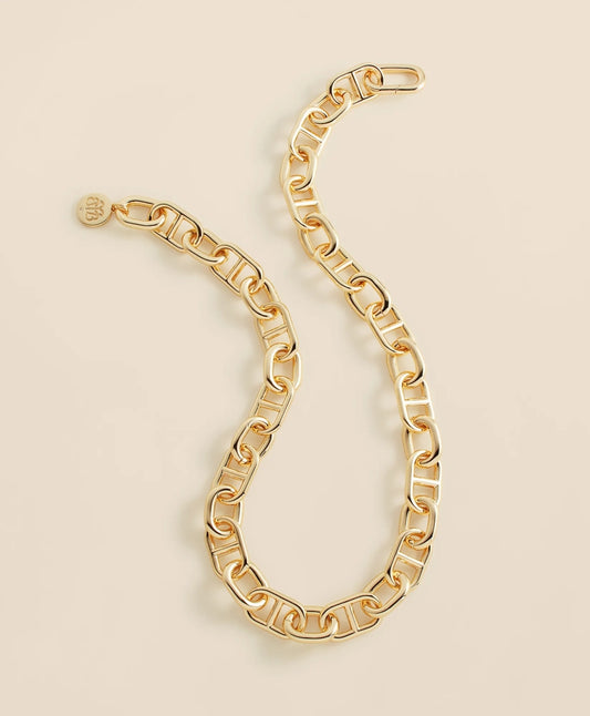 Gold-Toned Mariner Link Necklace | Brooks Brothers online shop