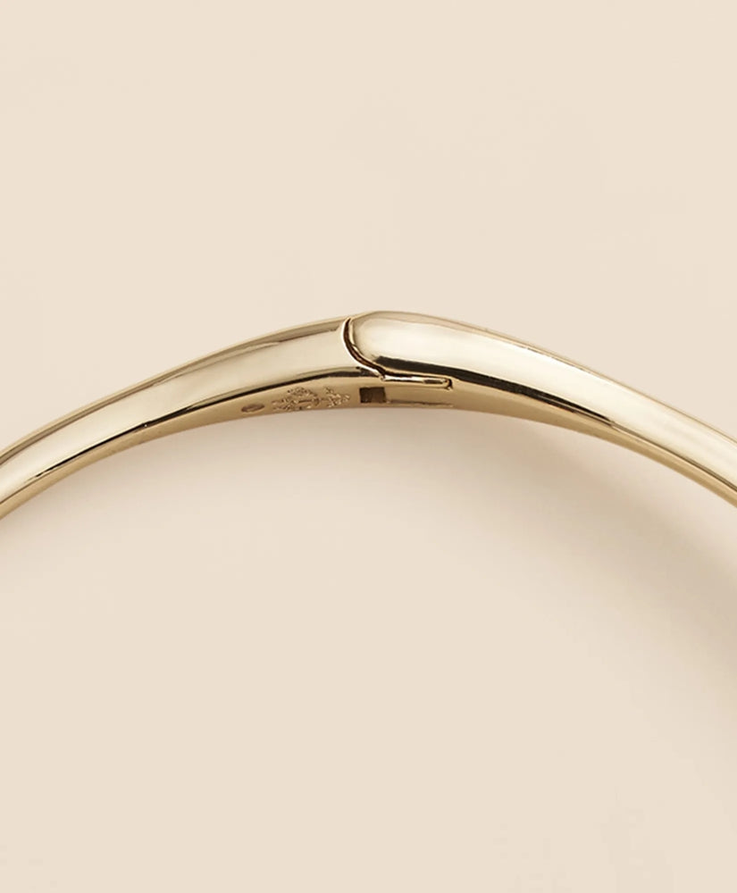 Gold-Tone Faux-Pearl Bangle | Brooks Brothers online