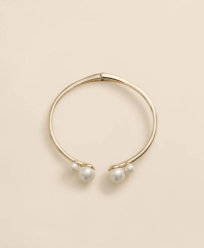 Gold-Tone Faux-Pearl Bangle | Brooks Brothers online