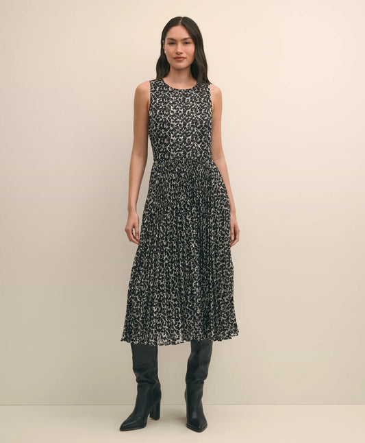 Leaf Motif Jacquard Dress | Brooks Brothers outlet