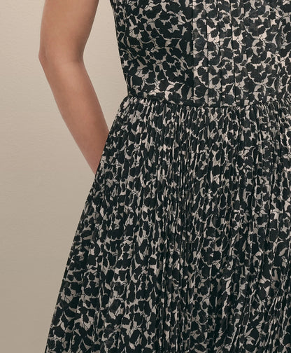 Leaf Motif Jacquard Dress | Brooks Brothers outlet