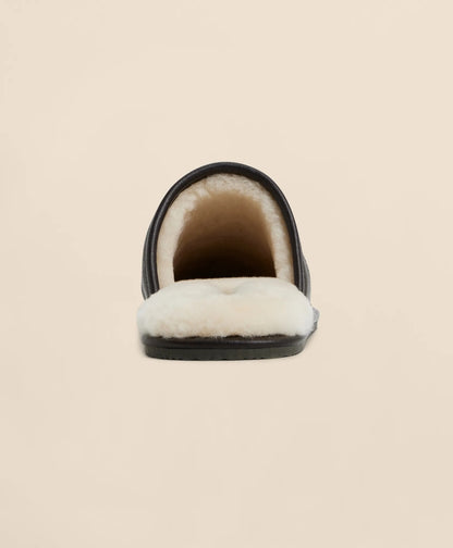 Leather Shearling Slippers | Brooks Brothers sale
