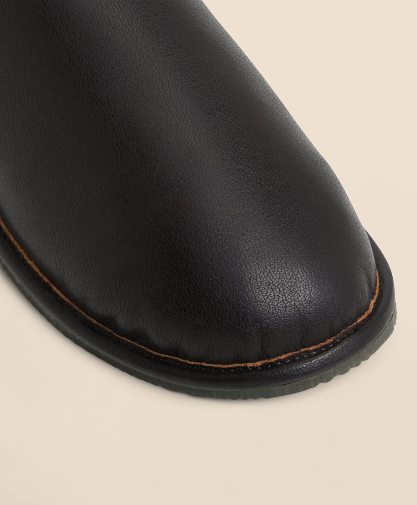 Leather Shearling Slippers | Brooks Brothers sale