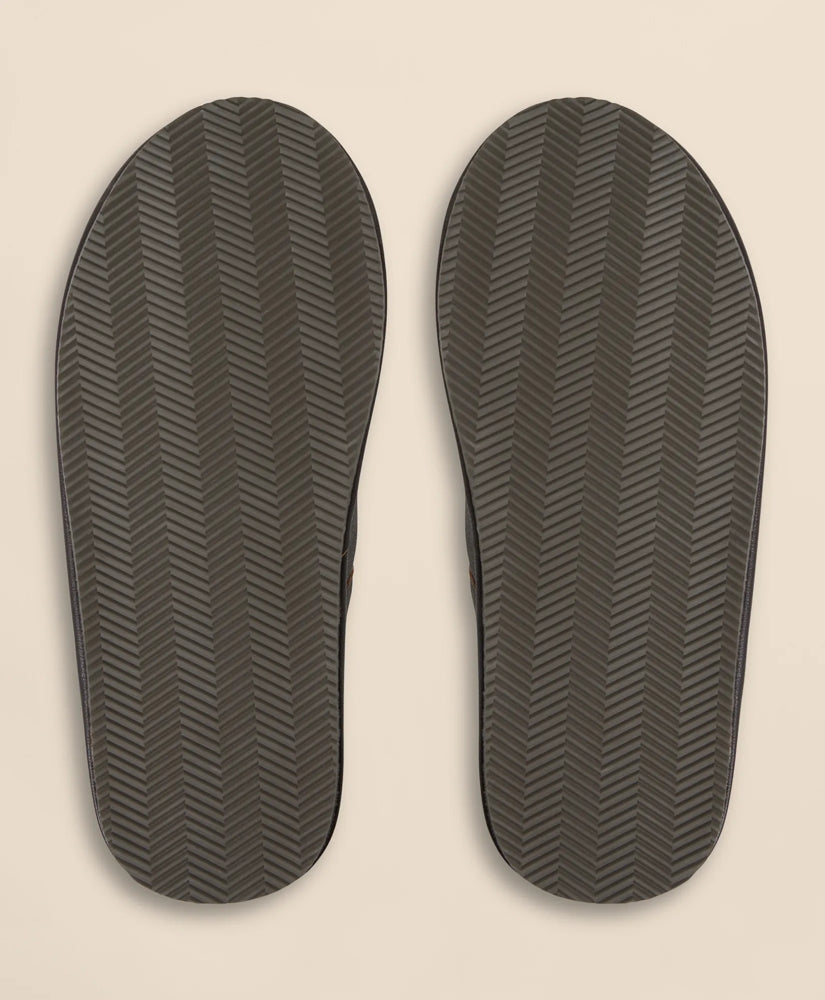 Leather Shearling Slippers | Brooks Brothers sale
