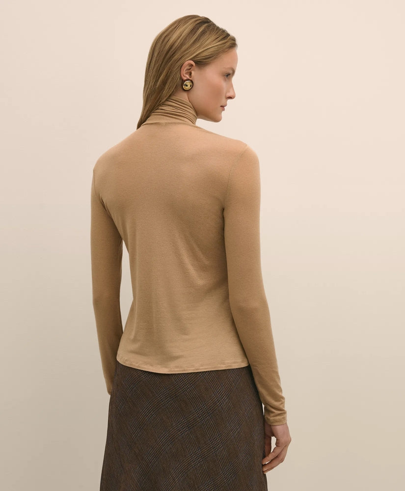Lightweight Modal Cashmere Turtleneck | Brooks Brothers online