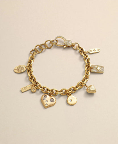 Loni Paul Charm Bracelet in 14K Plated Gold | Brooks Brothers sale