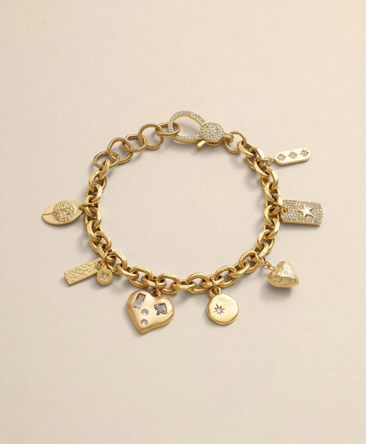 Loni Paul Charm Bracelet in 14K Plated Gold | Brooks Brothers sale