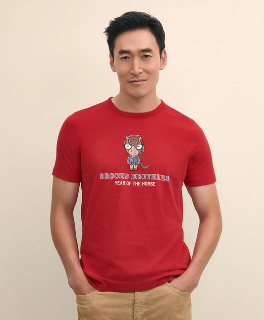 Men's Lunar New Year Graphic T-Shirt | Brooks Brothers outlet