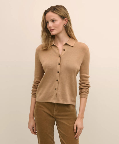 Mercerized Cotton Polo Cardigan | Brooks Brothers online shop
