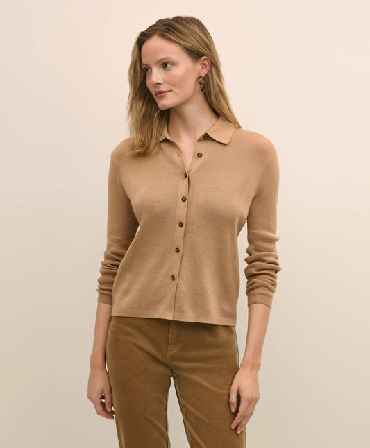 Mercerized Cotton Polo Cardigan | Brooks Brothers online shop