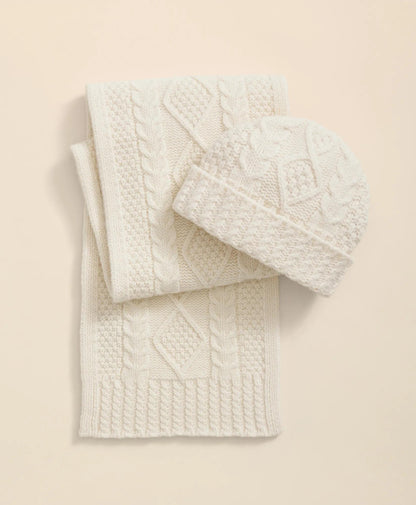 Merino Wool Aran Knit Hat | Brooks Brothers discount