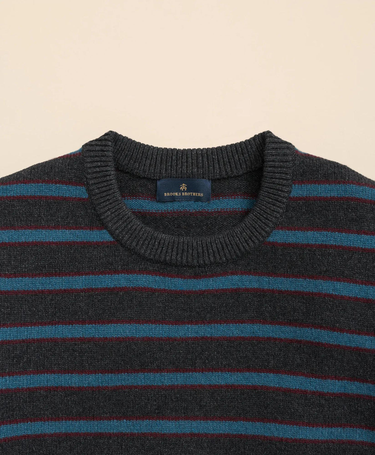 Merino-Wool Blend BB#2 Stripe Sweater | Brooks Brothers discount