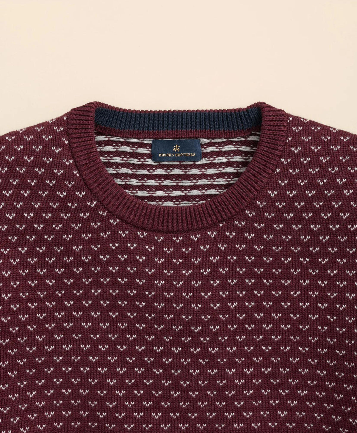 Cotton Dot Sweater | Brooks Brothers on sale