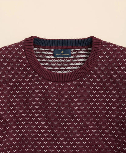 Cotton Dot Sweater | Brooks Brothers on sale