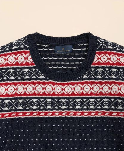 Merino-Wool Blend Fair Isle Sweater | Brooks Brothers outlet