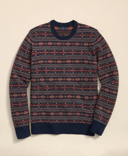 Merino-Wool Blend Heritage Fair Isle Sweater | Brooks Brothers on sale