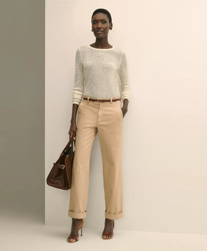Merino Wool Lace Sweater | Brooks Brothers online shop