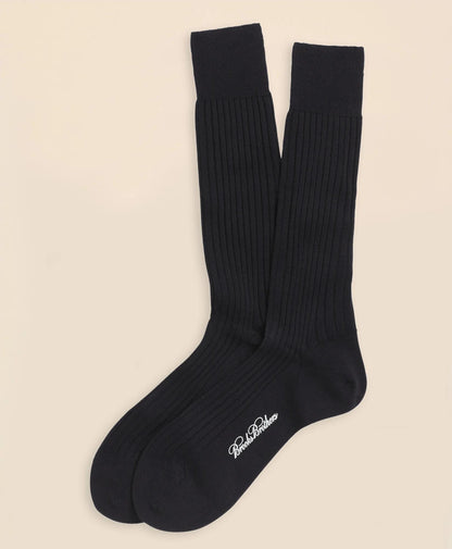 Merino Wool Ribbed Crew Socks | Brooks Brothers for sale
